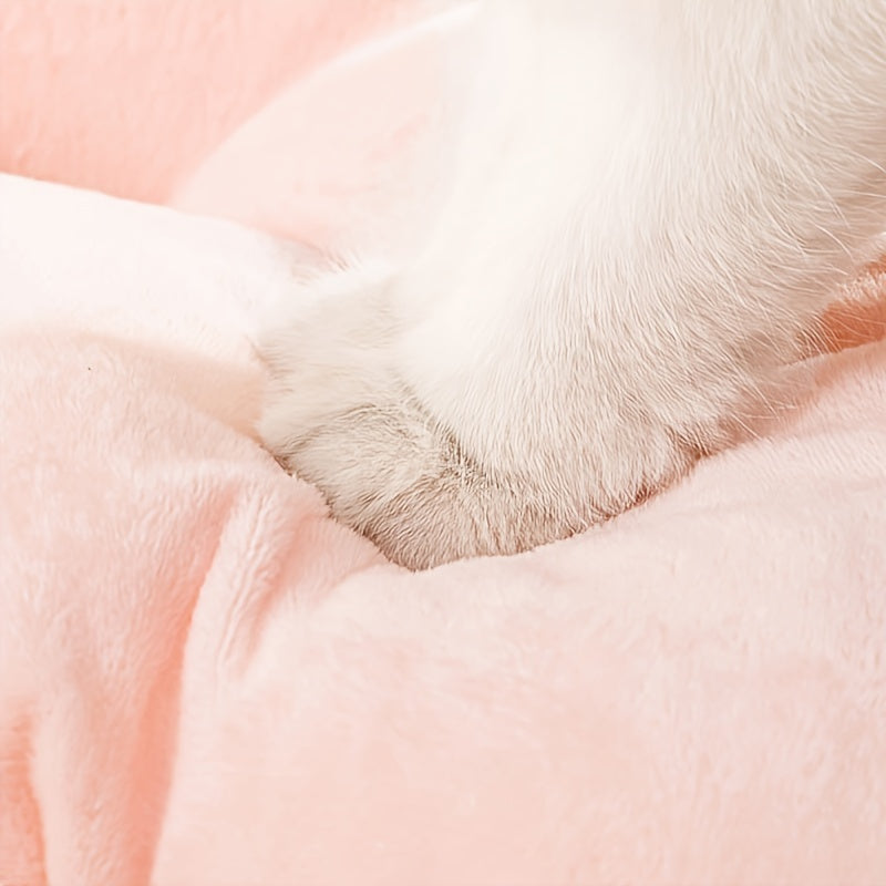 Cozy Cat Cave Bed - Semi-Enclosed Pet Nest