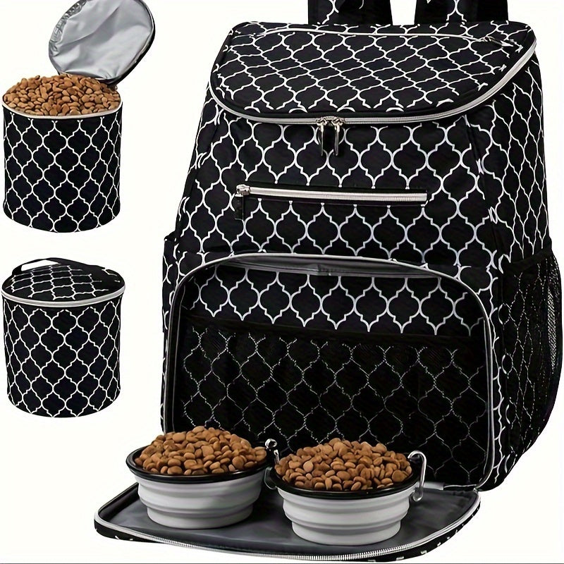 Dog Travel Backpack - Airline Approved with Bowls