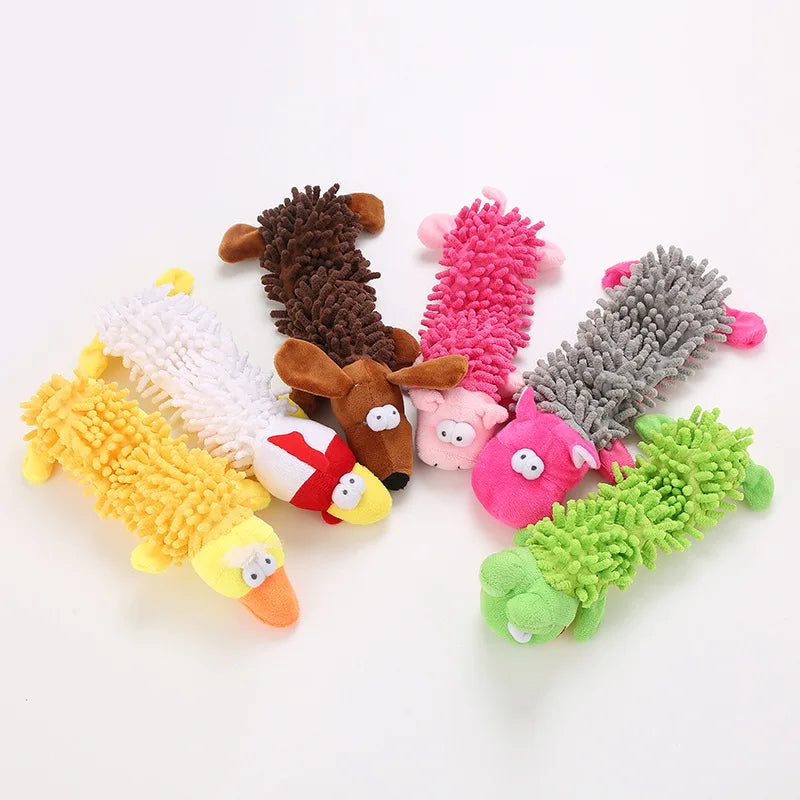 Plush Toy Animal Shape with Squeaky for Small Dogs