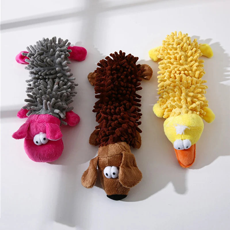 Plush Toy Animal Shape with Squeaky for Small Dogs