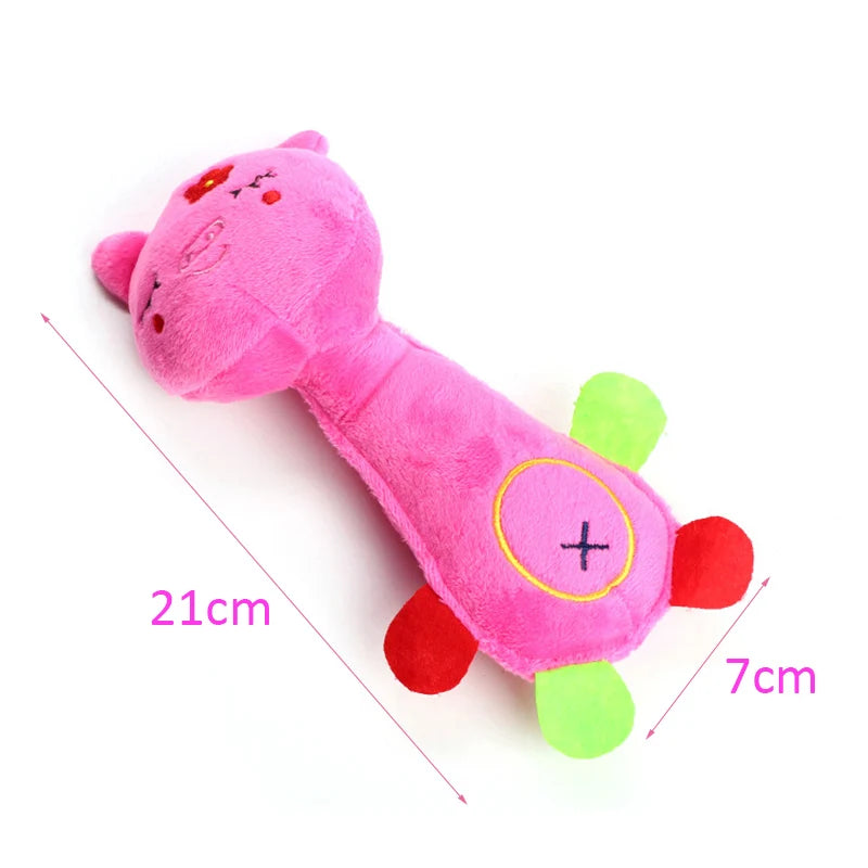 Plush Toy Animal Shape with Squeaky for Small Dogs