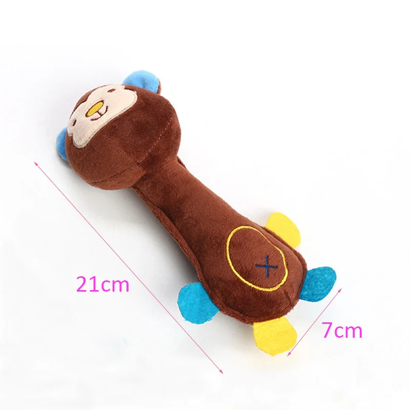 Plush Toy Animal Shape with Squeaky for Small Dogs