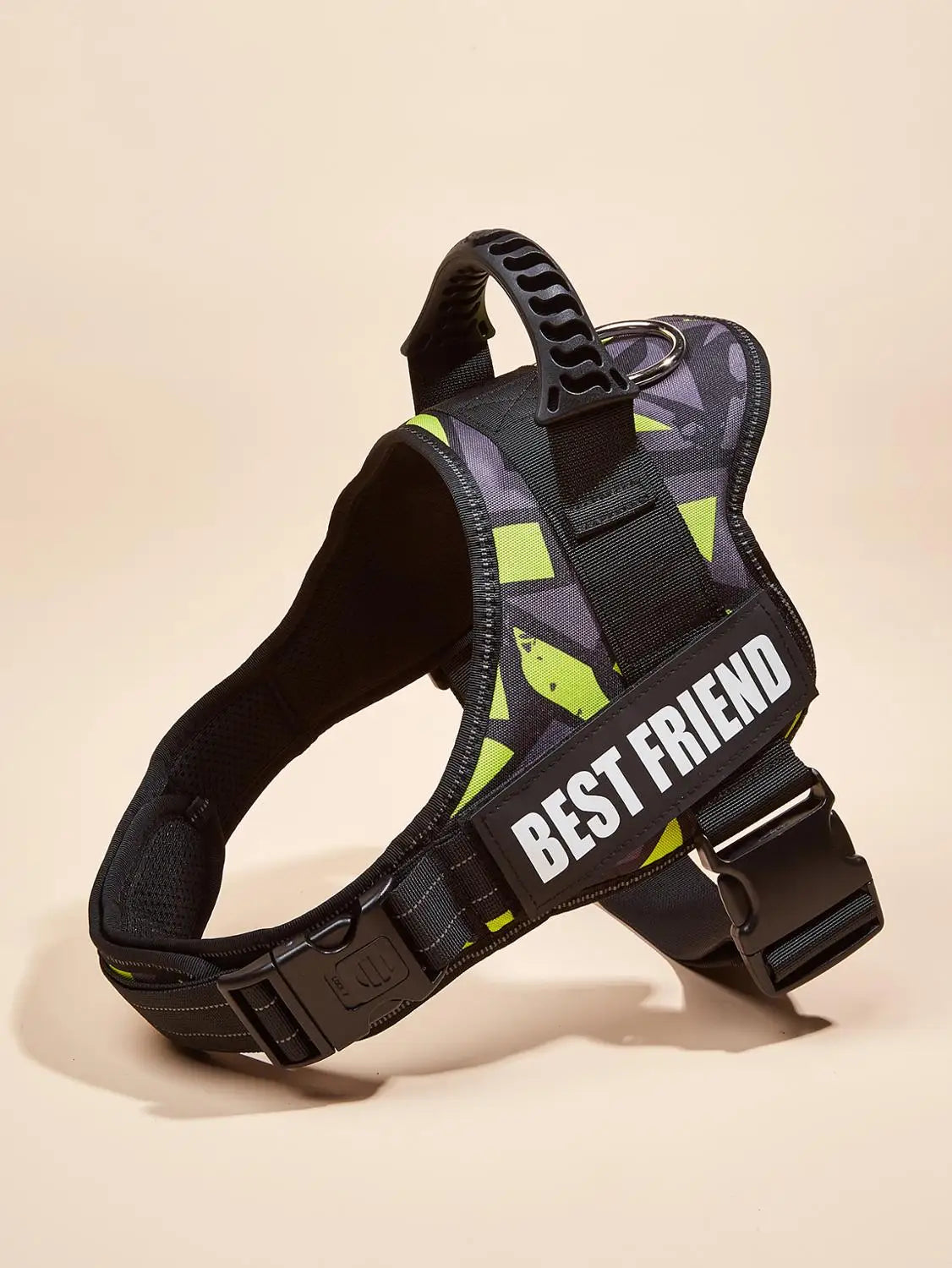 Colorful Dog Harness With Customizable Tags Reflective Dog Collar No Pull Safe Dog Training Walking Climbing Vest Free Shipping