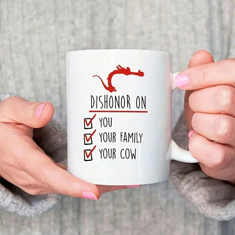 Cat Coffee Mug - Funny Retro Design