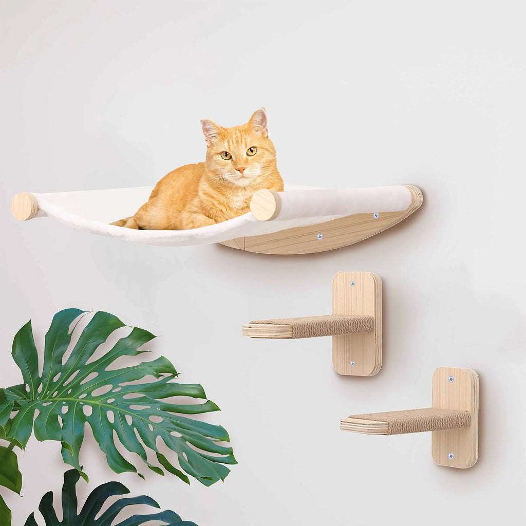 Franklin's Pick: Wall-Mounted Cat Climbing Rope - Space-Saving Fun