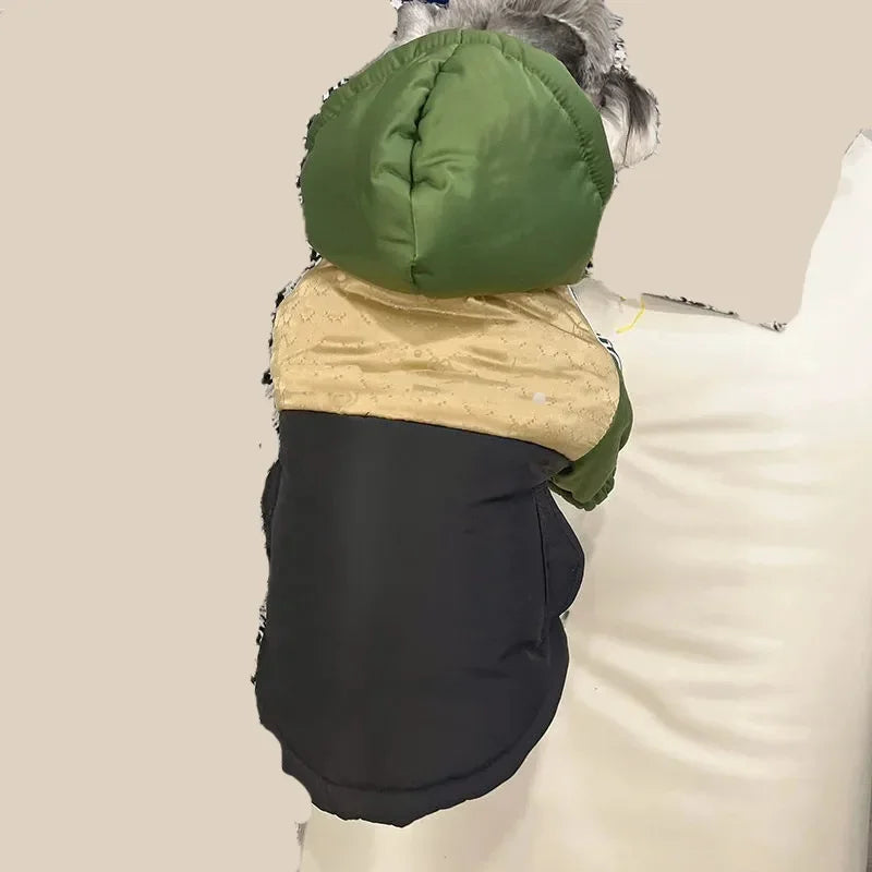 Designer Winter Dog Hoodie