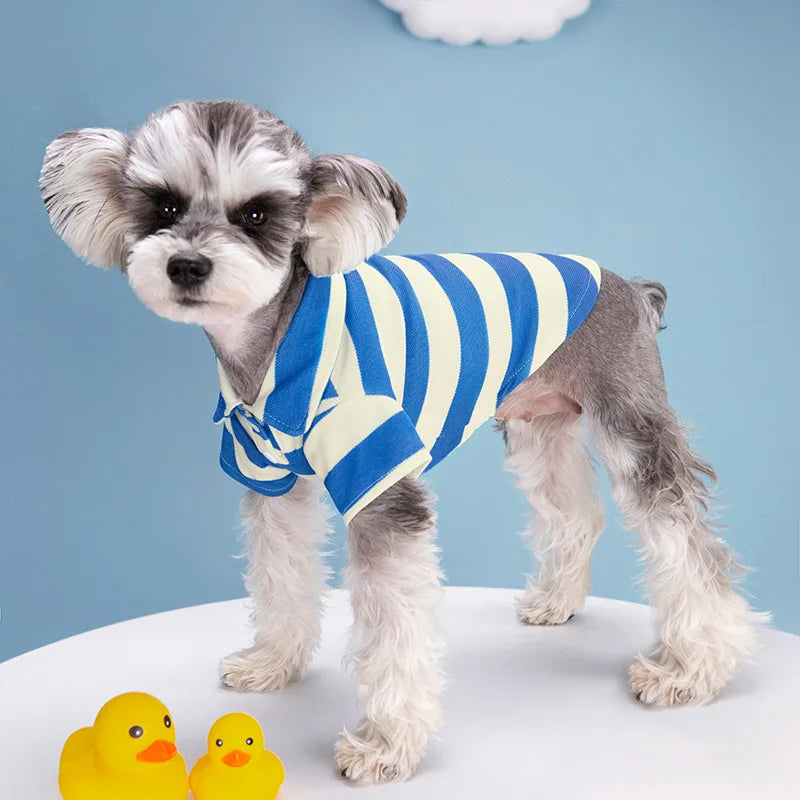 Dog Polo Shirt - Summer Casual Clothing for Small & Large Dogs