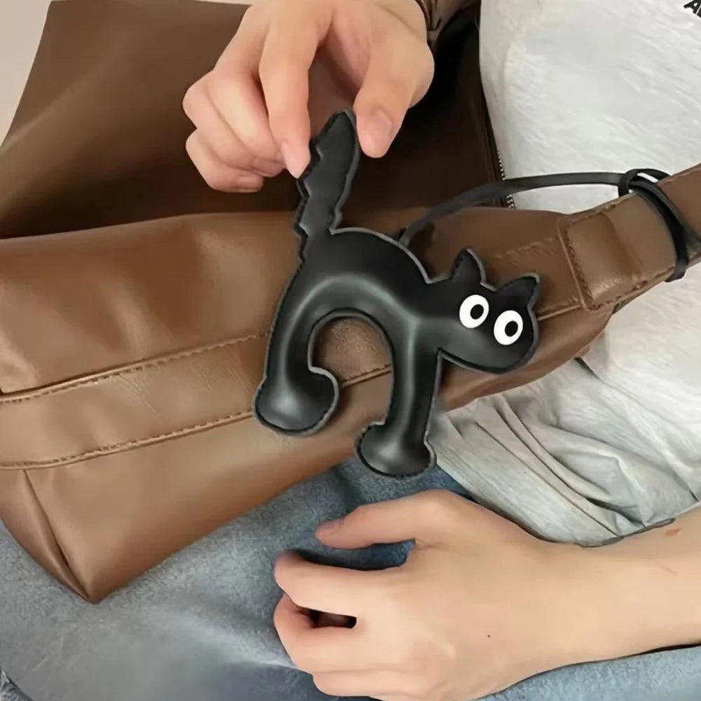 Cute Leather Pet Keychain