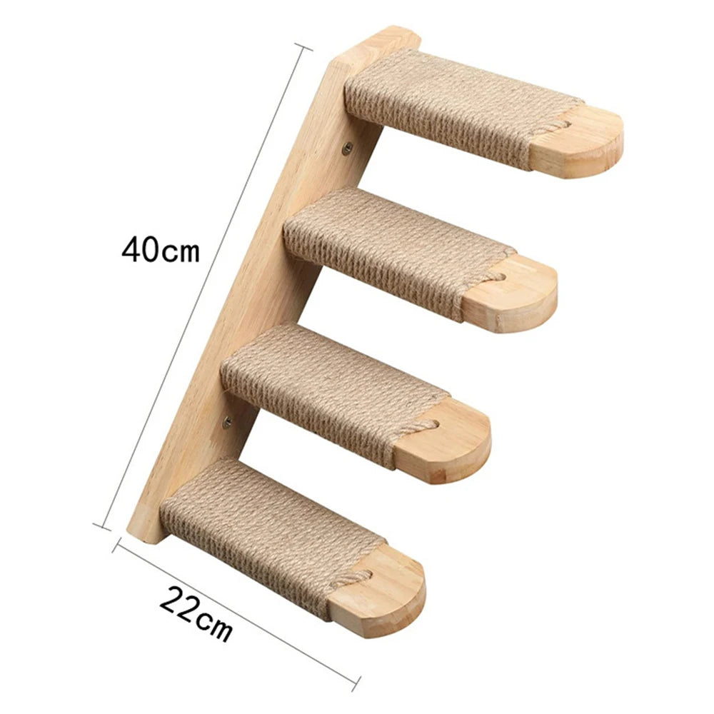 Franklin's Pick: Wall-Mounted Cat Climbing Rope - Space-Saving Fun