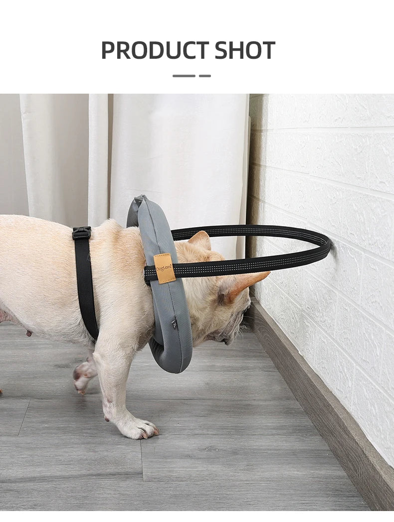 Blind Dog Safety Collar - Anti-Collision Protection Harness with Reflective Strips