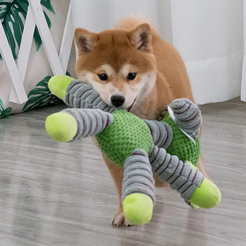 Indestructible Large Dog Squeaky Toy - Dental Chew & Training