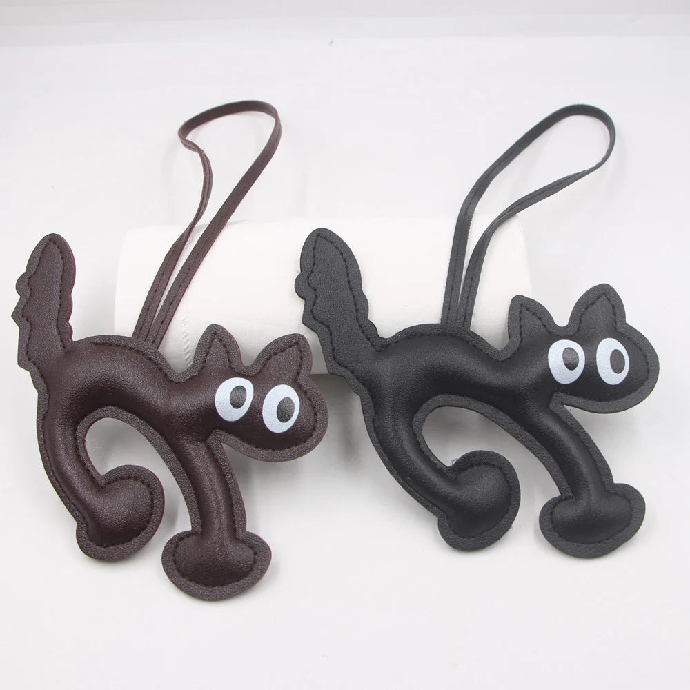 Cute Leather Pet Keychain