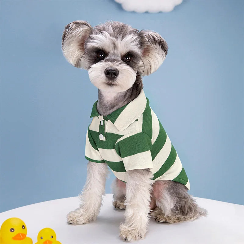 Dog Polo Shirt - Summer Casual Clothing for Small & Large Dogs