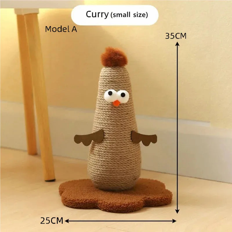 Sisal Cat Scratching Tower with Tree House