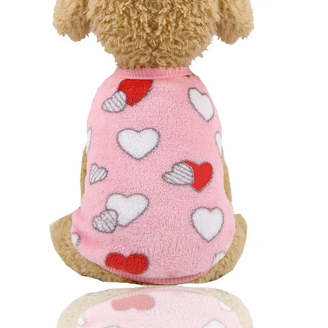 Soft Fleece Dog Coat - Warm Winter Jacket for Small & Medium Dogs