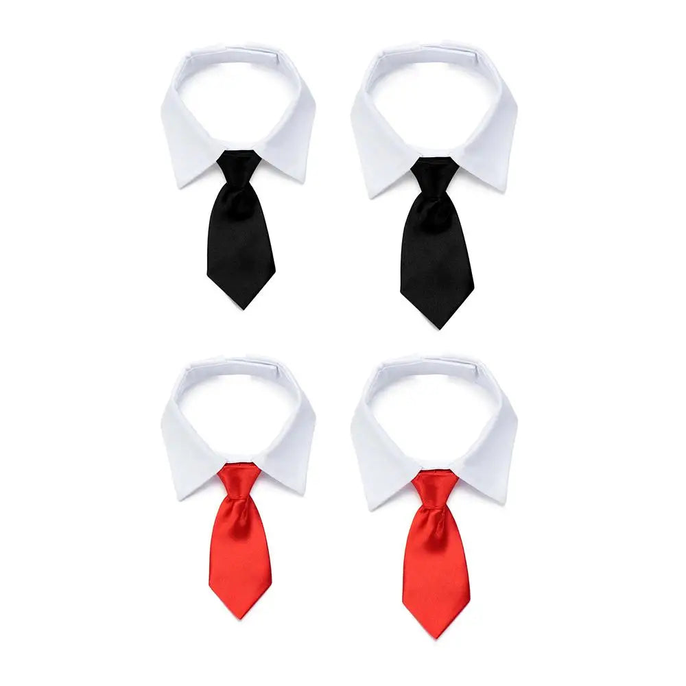 Pet Tuxedo Bow Tie Collar - Formal Accessory for Dogs & Cats