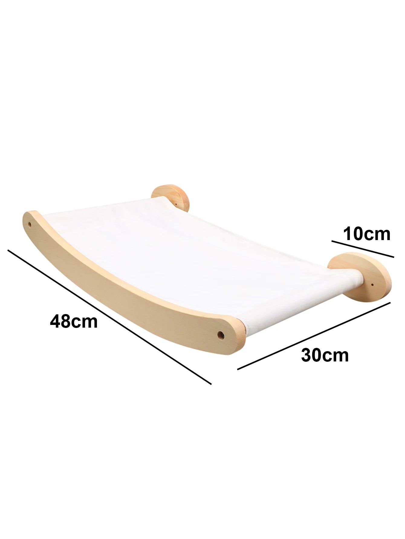 Wall Mounted Cat Shelves - Scratching Post & Climbing Platform Set