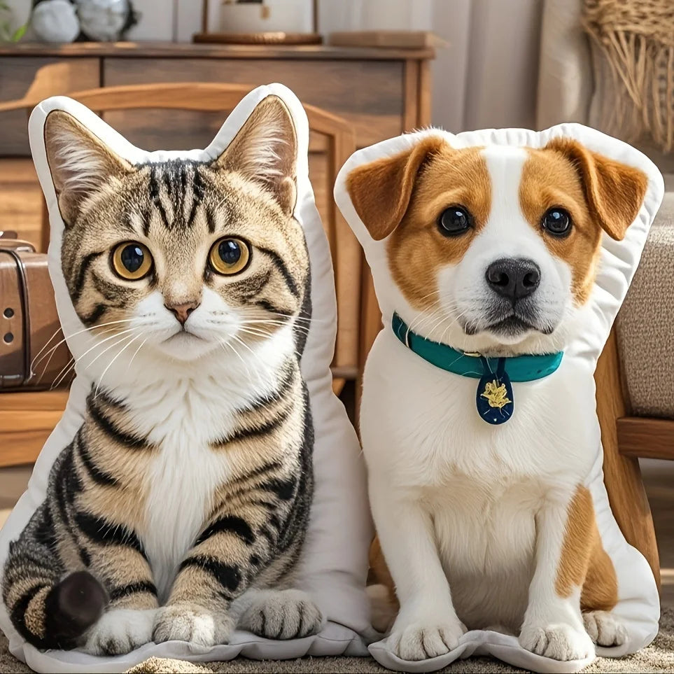 Custom Pet Photo Pillow - Personalized Pet Memorial & Home Decor