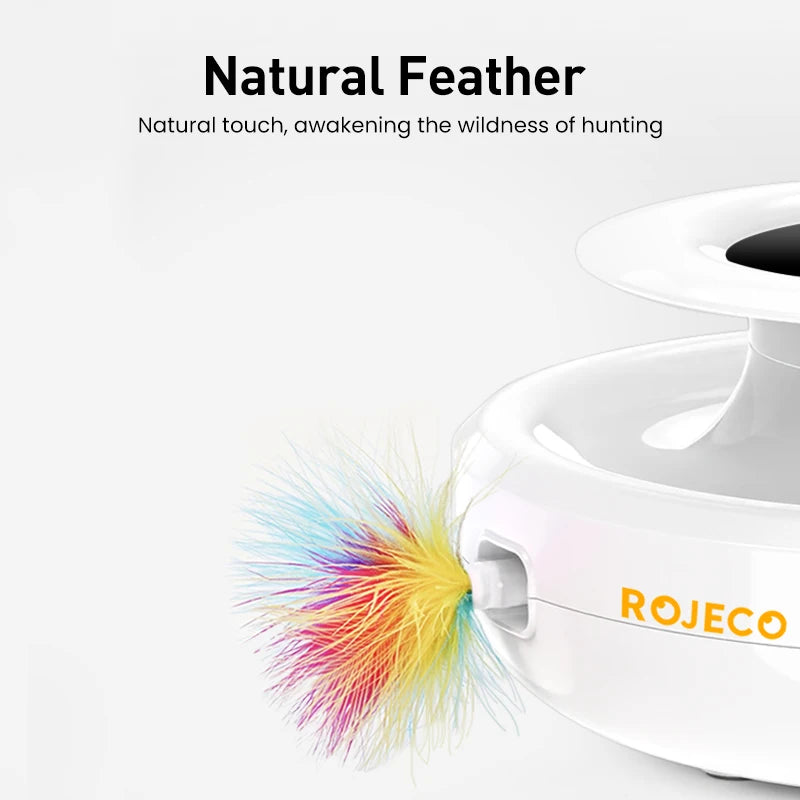 2-in-1 Smart Cat Toy Set - Automatic Feather & Ball with 5 Modes