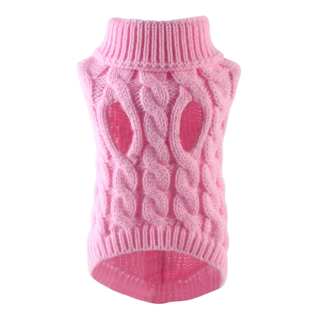 Classic Dog Sweater - Winter Pullover for Small Dogs & Puppies