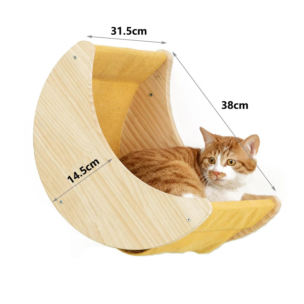Franklin's Pick: Wall-Mounted Cat Climbing Rope - Space-Saving Fun