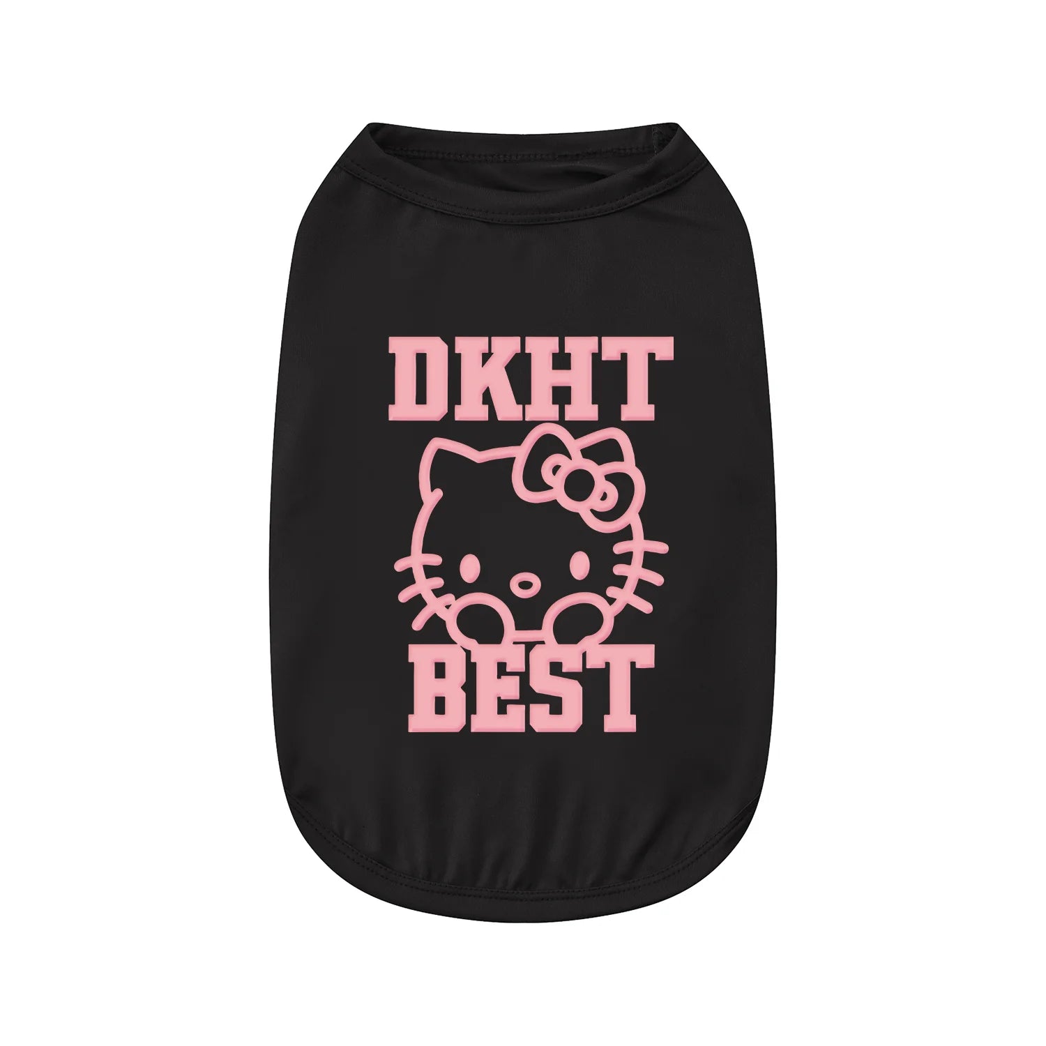Stylish Letter Print Pet Vest - Lightweight Polyester for Dogs & Cats