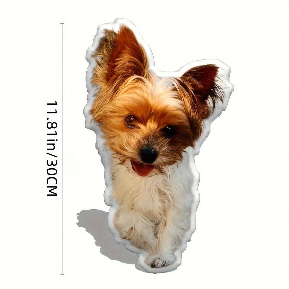 Custom Pet Photo Pillow - Personalized Pet Memorial & Home Decor