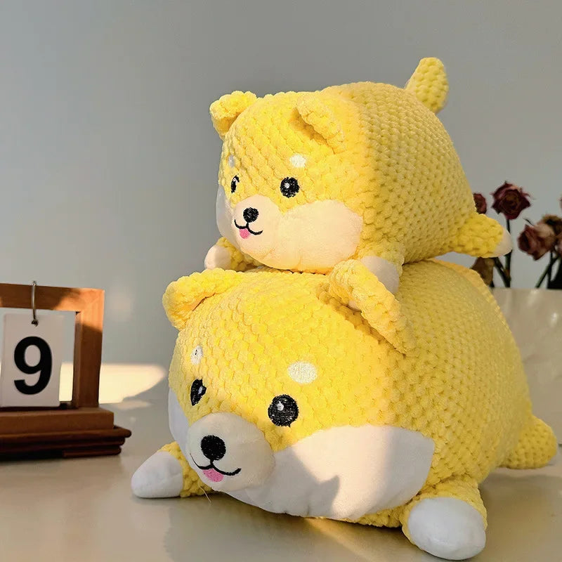 Interactive Dog Chew Toy - Bite Resistant Plush with Teeth Cleaning