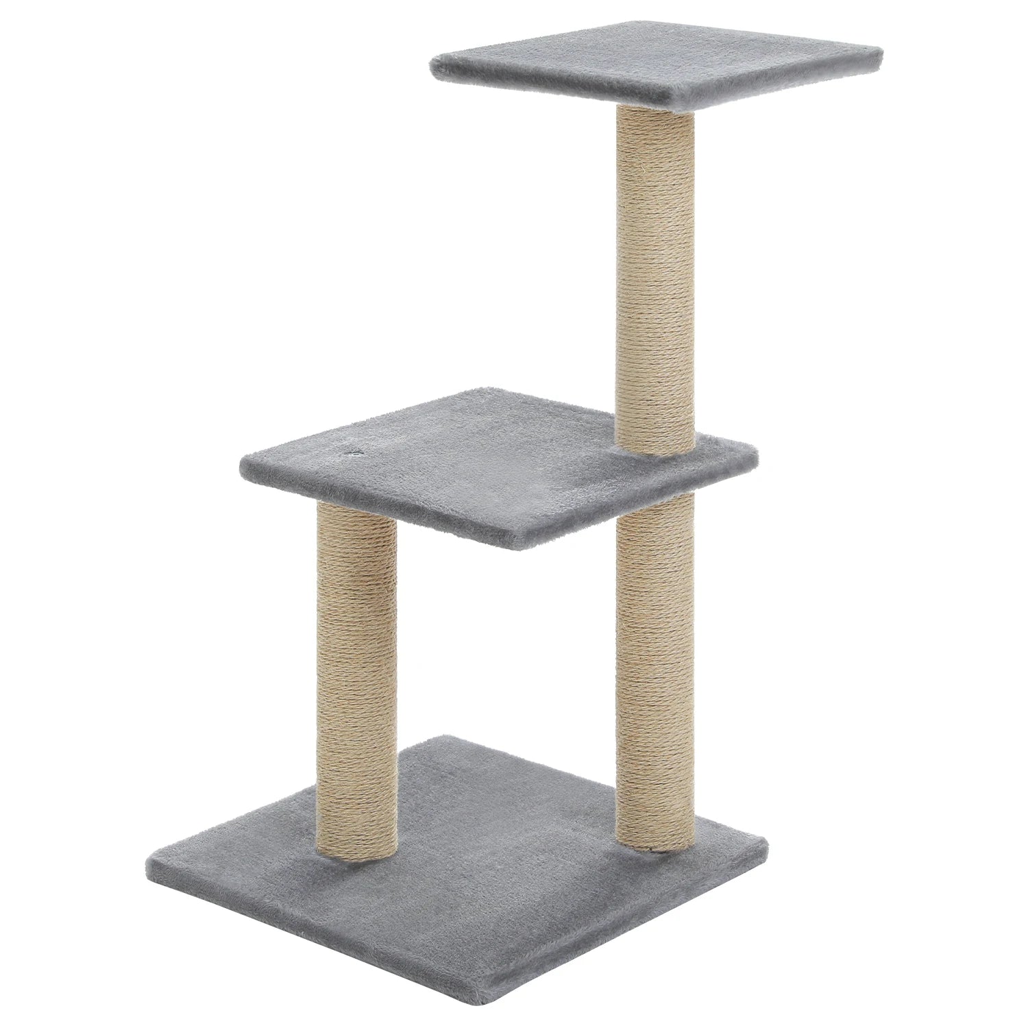 Multi-Level Cat Activity Tree with Scratching Posts & Hammock