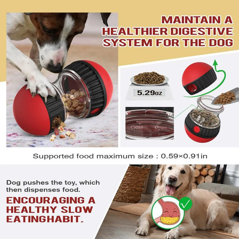 Smart IQ Training Dog Toy - Slow Feeder Puzzle Ball