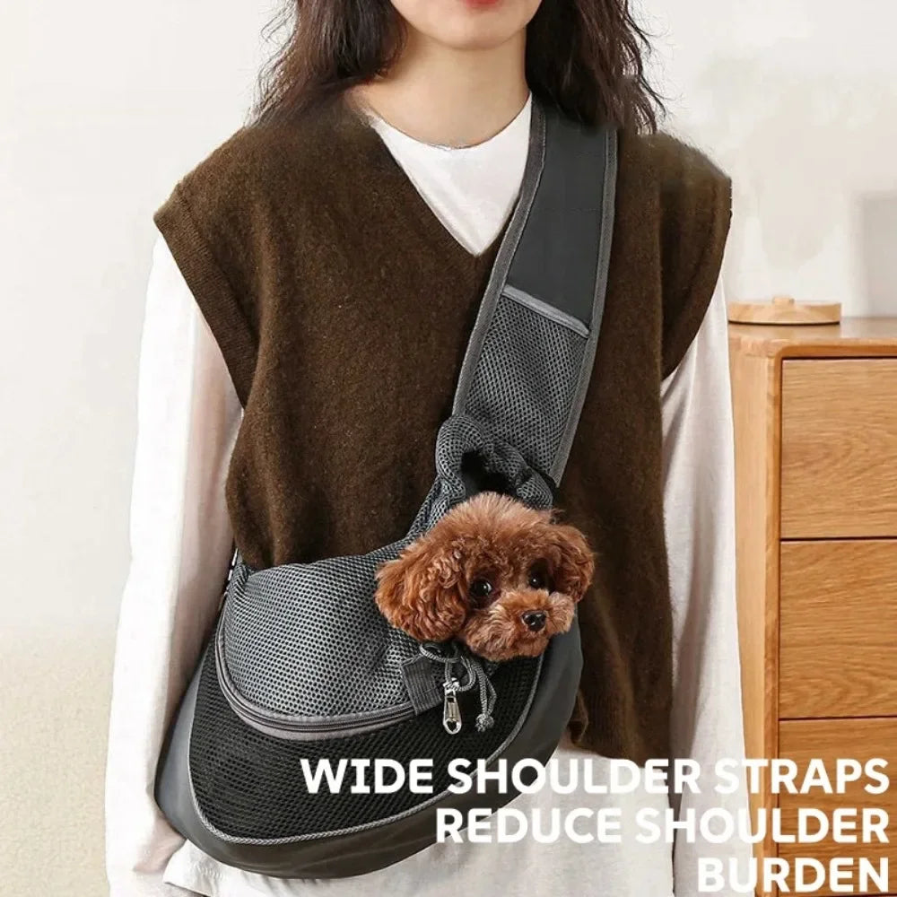 Dog Travel Backpack - Breathable Mesh Carrier