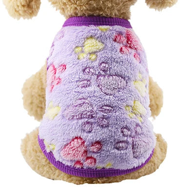 Soft Fleece Dog Coat - Warm Winter Jacket for Small & Medium Dogs