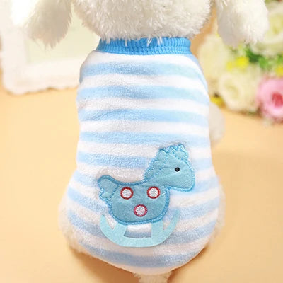 Soft Fleece Dog Coat - Warm Winter Jacket for Small & Medium Dogs