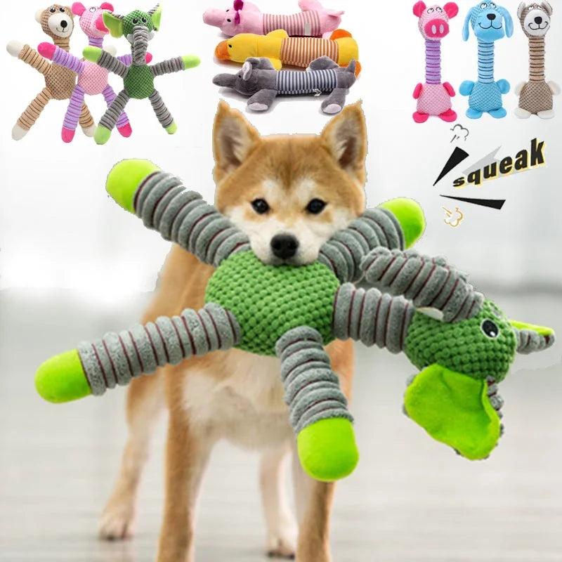 Indestructible Large Dog Squeaky Toy - Dental Chew & Training