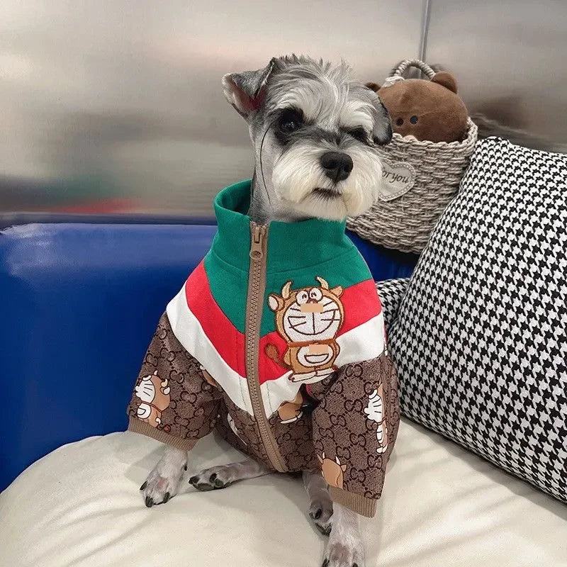Designer Winter Dog Hoodie