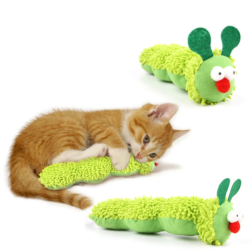 Cat Chew Caterpillar Catnip Molar Toy
