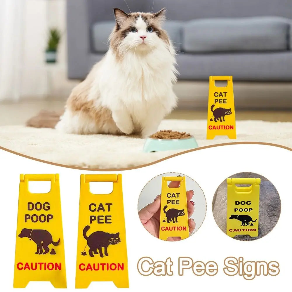 Funny Pet Warning Sign - Caution Floor Sign