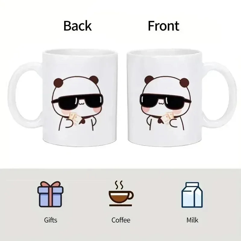 Cat Coffee Mug - Funny Retro Design