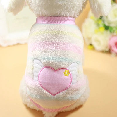 Soft Fleece Dog Coat - Warm Winter Jacket for Small & Medium Dogs