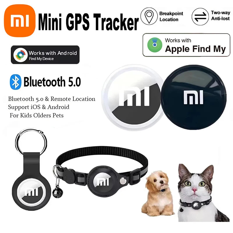 Mini GPS Pet Tracker - Bluetooth Locator