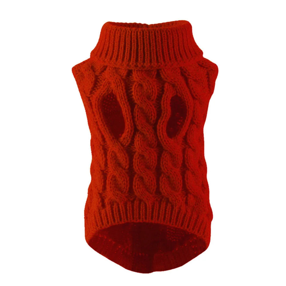 Classic Dog Sweater - Winter Pullover for Small Dogs & Puppies