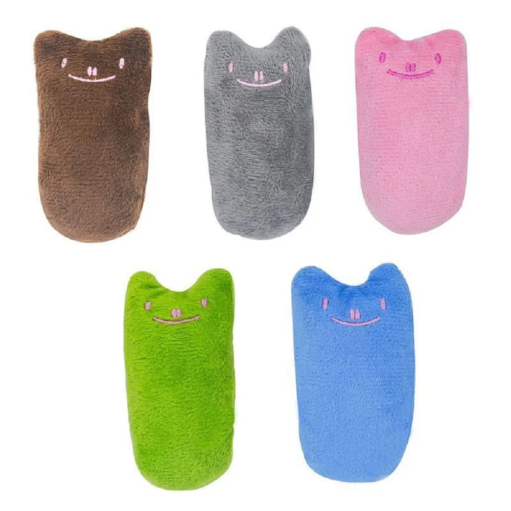 Interactive Catnip Plush Toy - Dental Health & Entertainment for Cats