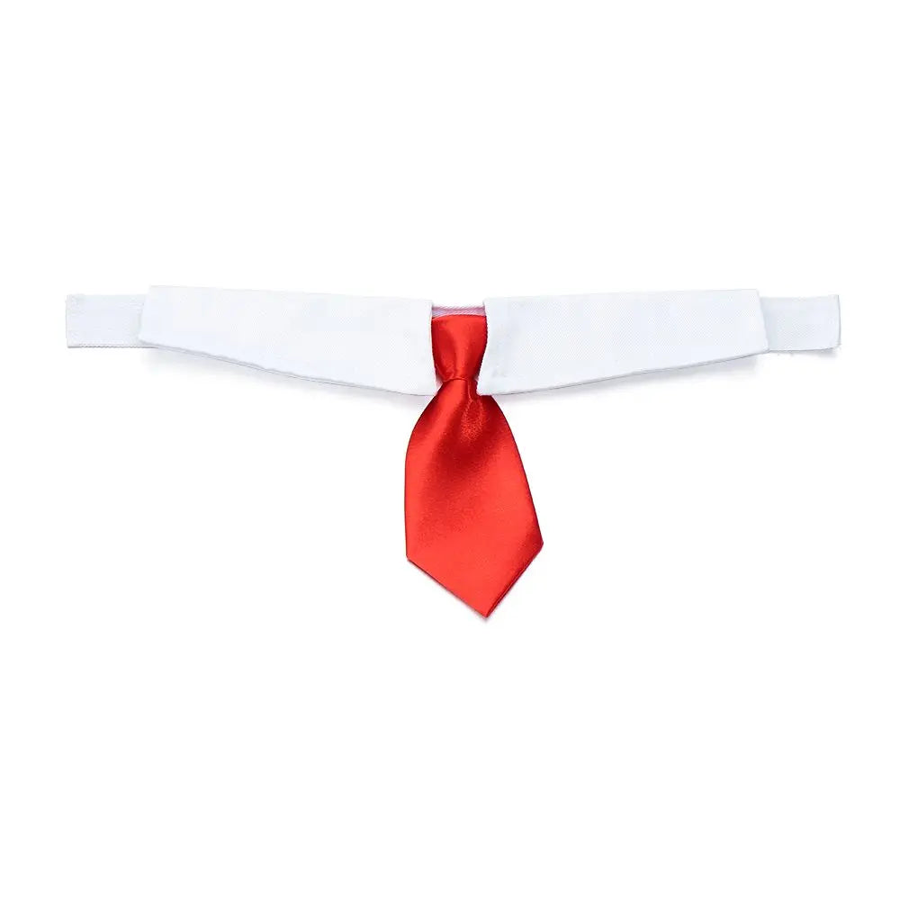 Pet Tuxedo Bow Tie Collar - Formal Accessory for Dogs & Cats