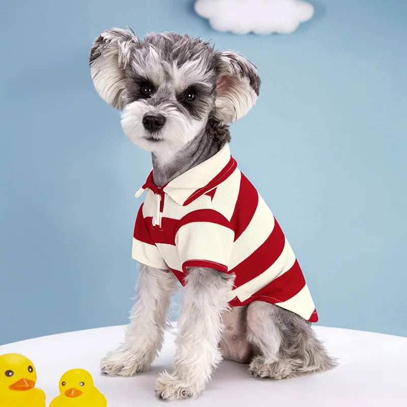 Dog Polo Shirt - Summer Casual Clothing for Small & Large Dogs