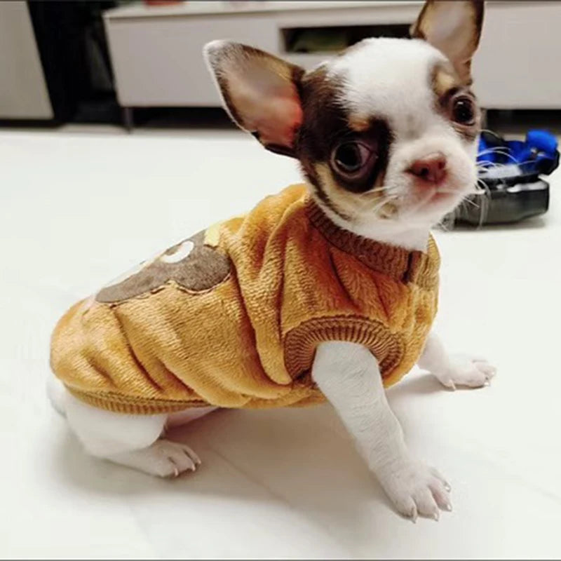 Cute Print Teacup Dog Sweater