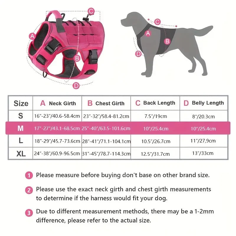 Tactical No-Pull Dog Harness with Handle