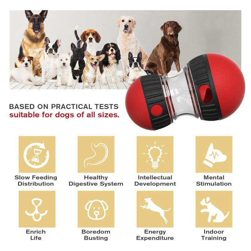 Smart IQ Training Dog Toy - Slow Feeder Puzzle Ball
