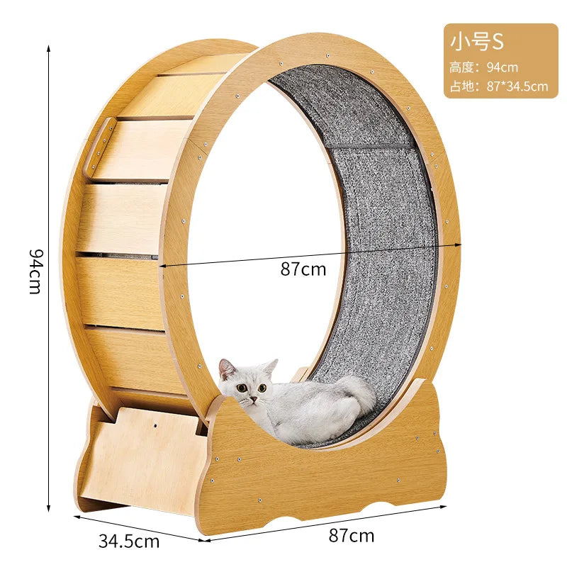 Wooden Cat Exercise Treadmill - Pre-Order Special