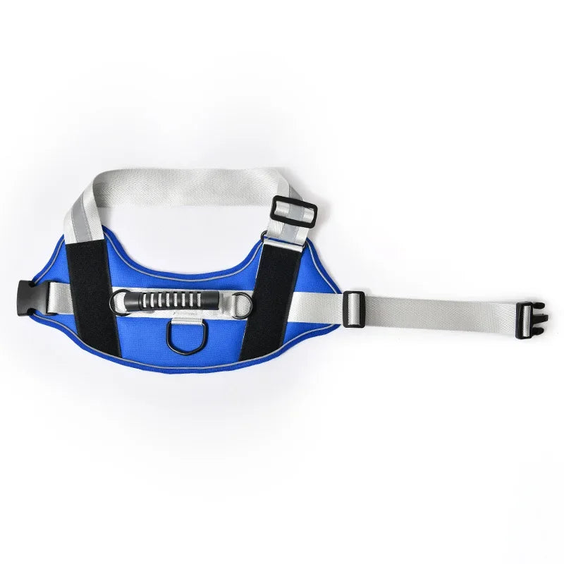 KOMMILIFE Adjustable Personalized Reflective Breathable Pet Dog Harness Vest For Small Medium Large Dogs