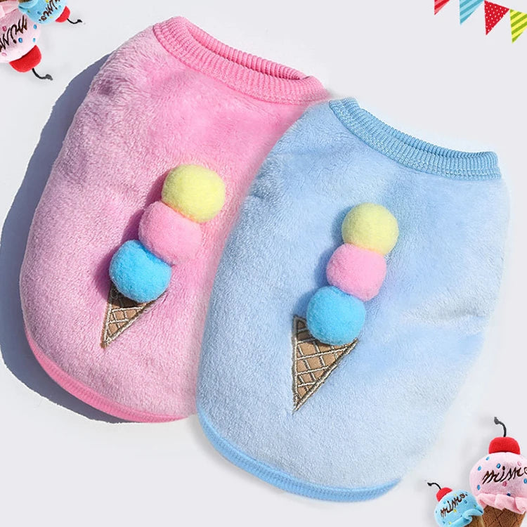 Soft Fleece Dog Coat - Warm Winter Jacket for Small & Medium Dogs